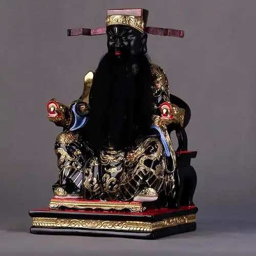 包公神像包青天道教家用供奉铁面无私包拯树脂极彩摆件