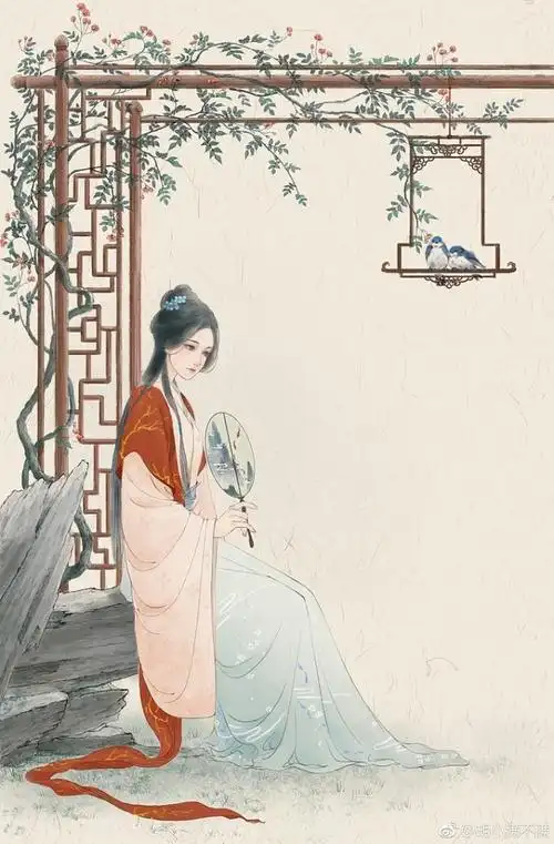 古风美人绘师胡小满不满