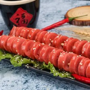 源香弹力肠火龙串约15串 烧烤油炸小吃热狗香肠开花肠拉花肠烤肠