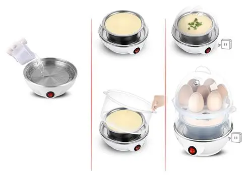 双层多功能煮蛋器不锈钢蒸蛋器煮蛋机自动断电特价