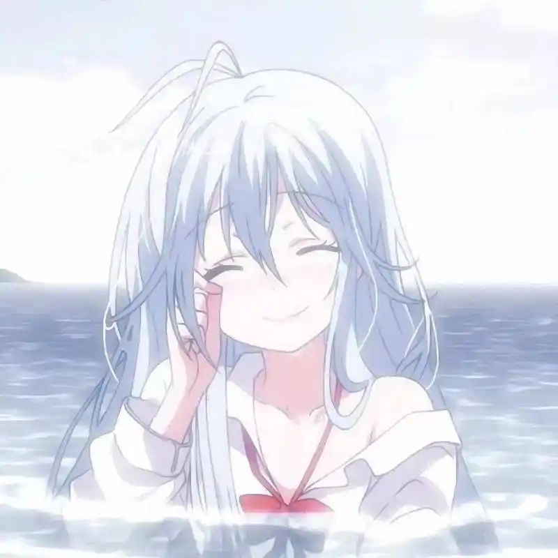 动漫女生头像干净的浅色系绝美动漫头像