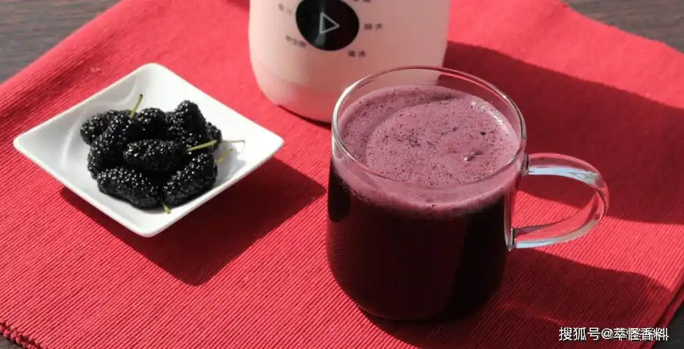 这样做桑葚汁,不仅酸甜美味,而且还能大补维c,与健康更进一步_浆果