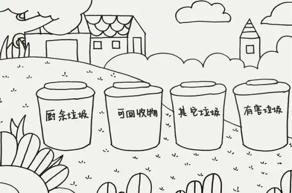 垃圾分类宣传画