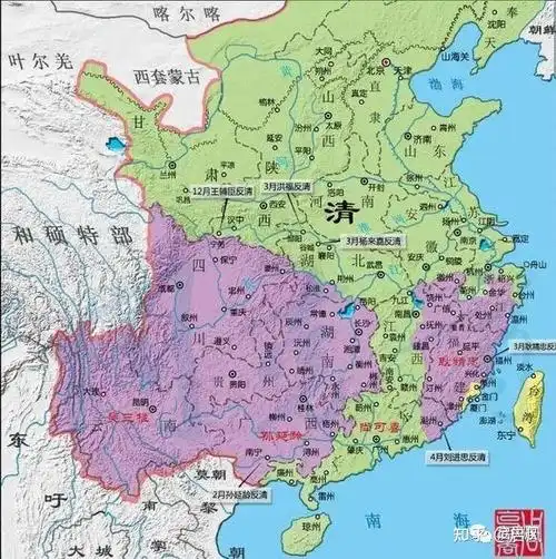 还有元末张士诚,清初吴三桂都曾建立"大周".