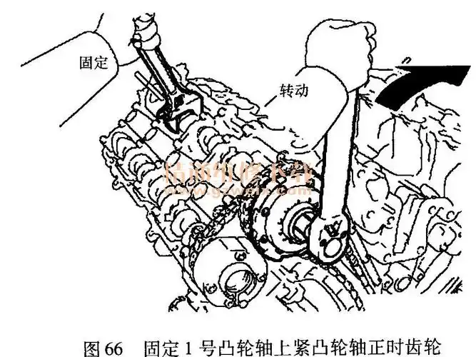 雷克萨斯ls460gs4601urfse46l发动机正时校对方法