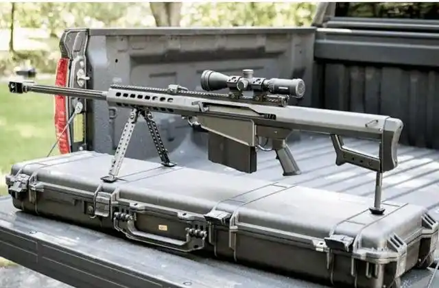 巴雷特被称"大炮",威力有多厉害?_子弹_防弹衣_狙击枪