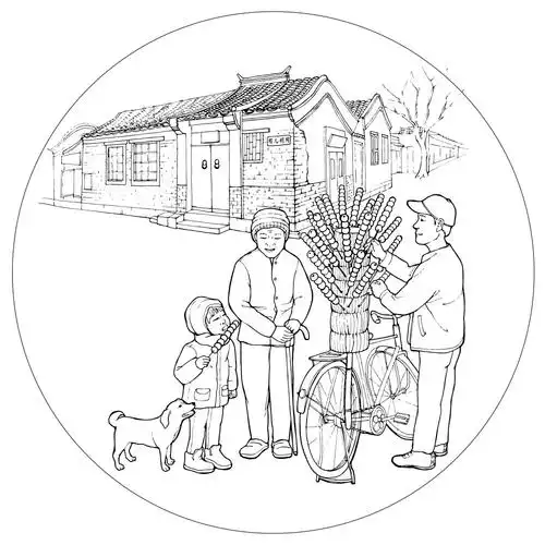 老北京胡同印象|插画|商业插画|李shine - 原创作品 - 站酷 (zcool)