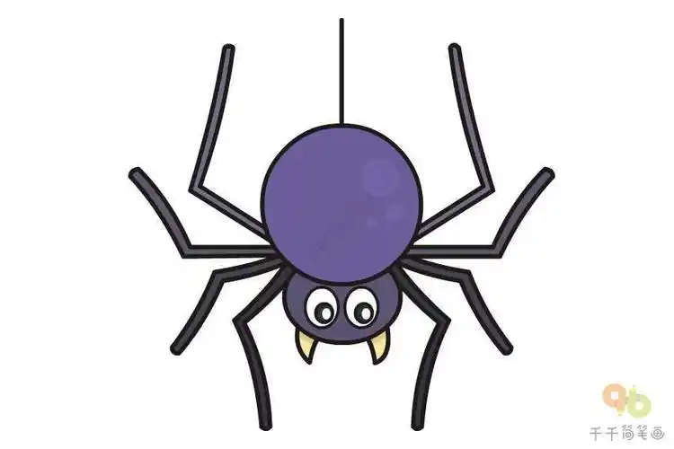 复仇者联盟3小蜘蛛简笔画