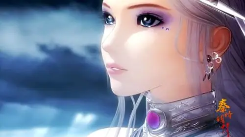 秦时明月中雪女的图片当壁纸用的