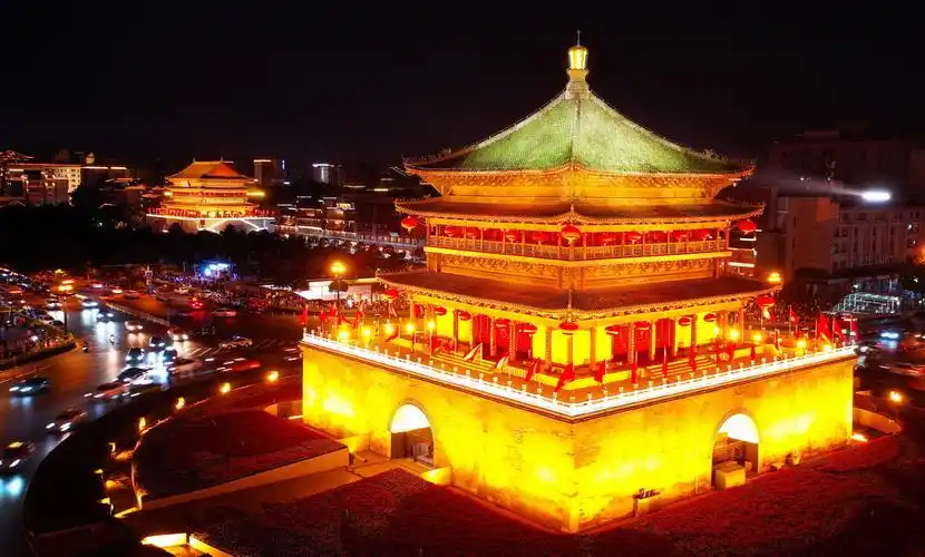 天空之眼瞰古都西安 - 中国日报网