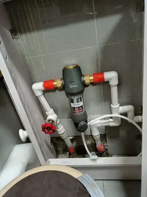 美的(midea) 前置过滤器6/h反冲洗家用全屋净化自来水净水器管道中央