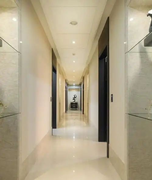 2017别墅室内简约现代风格过道装饰效果图