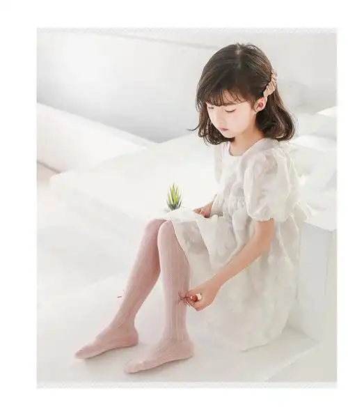 适合1-12岁小孩子小女孩子夏天穿的儿童连裤袜夏季薄款连体袜子女童