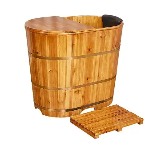 泡澡木桶家用大人泡澡桶浴桶实木成人浴缸泡浴桶熏蒸桶浴盆洗澡桶