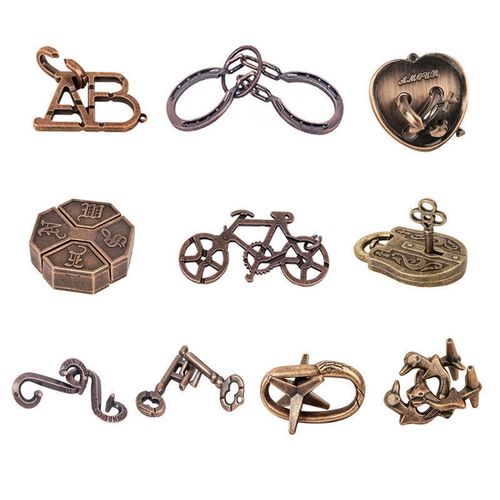 羽凡鸟鲁班锁孔明锁全套儿童拼装智力解扣玩具puzzle高难度8-12岁 80%