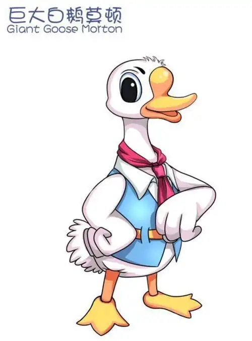 尼尔斯骑鹅简笔画步骤