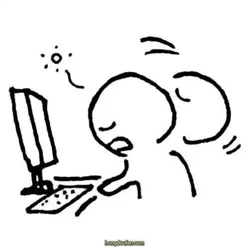 我的爸爸在家办公打电脑会睡觉要如何画超简单小人简笔画大全