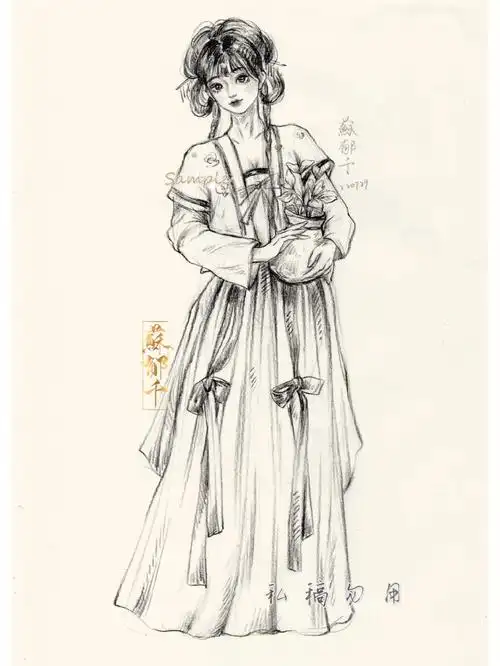 古风人物速写过程103
