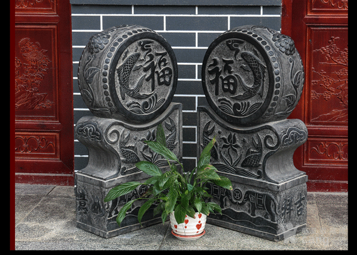 门墩特价石鼓石墩仿古石雕门墩青石抱鼓石麒麟貔貅石狮子门鼓镇宅