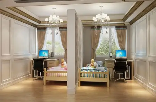 欧式男女儿童房