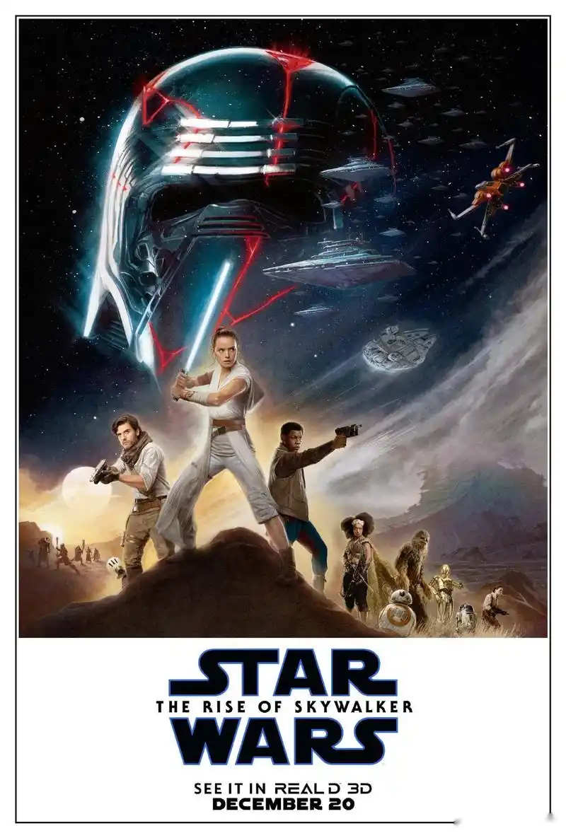 电影《星球大战9:天行者崛起》即将于12月20日中美同步上映!