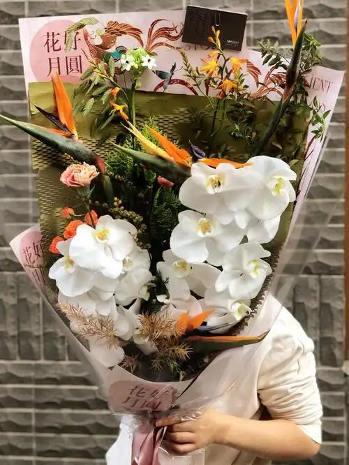 鹤望兰花束大气又好看北京花店