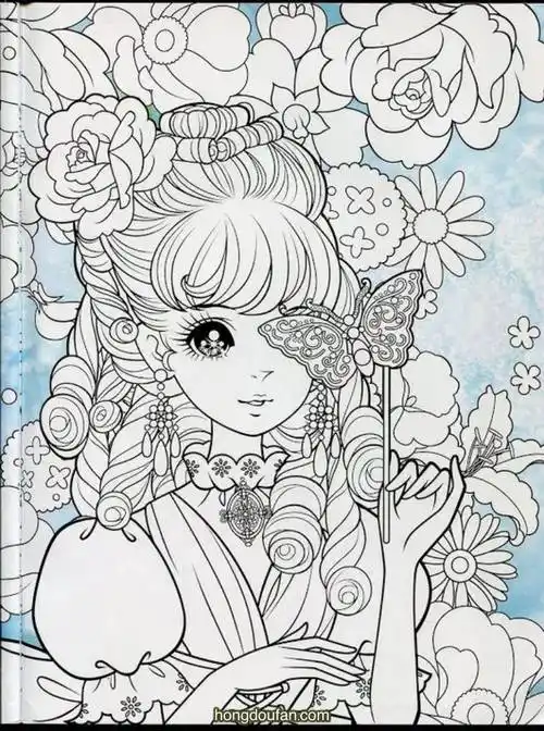 a4可打印,a4打印,假期,假期生活,公主,公主涂色,公主简笔画,图色,填色