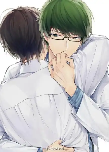 黑子的篮球,二次元,高尾,高绿,绿间真太郎#高绿# 在汤上看到的高绿