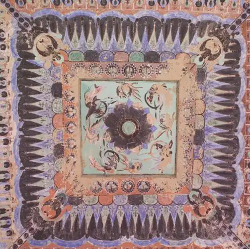 洞窟空间图像:莫高窟第400窟西夏藻井凤首龙身图案探微_私家历史_澎湃