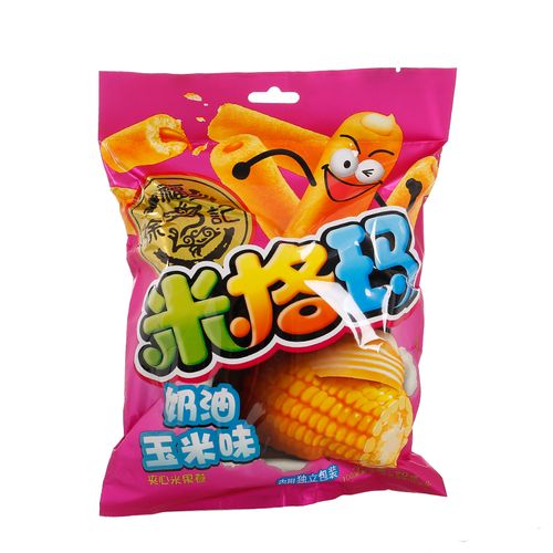 徐福记米果卷米格玛奶油玉米90g/包休闲零食食品吃货小吃网红