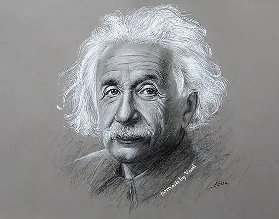 12-11 20:39:19albert einstein by vasilart素描sumedesign同采自www