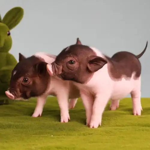 养殖场直发可爱萌宠好养泰国宠物猪淘宝折扣价 ￥130.00原价:06130.