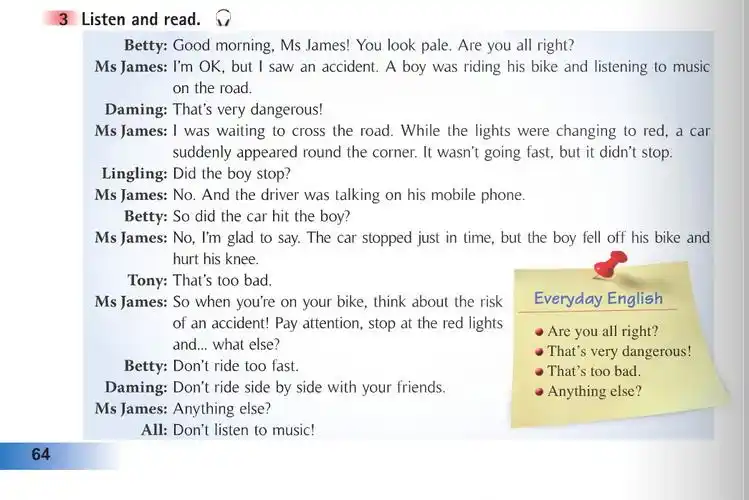 我是想要文字打出来的,不好意思 回答 unit  1       betty: good