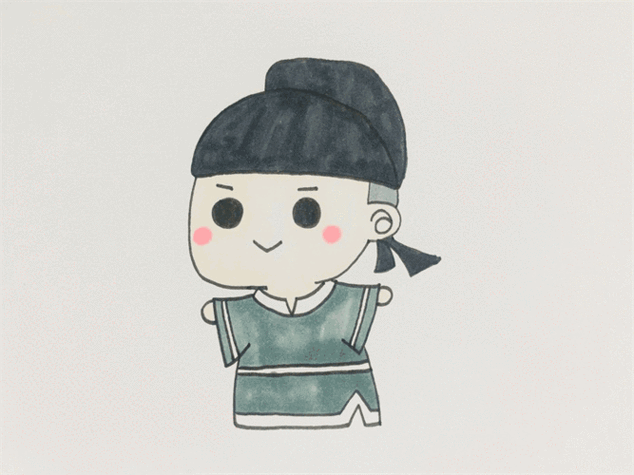 诗人杜甫简笔画图片 杜甫是怎么画的q版古代诗人孟浩然简笔画-儿童简