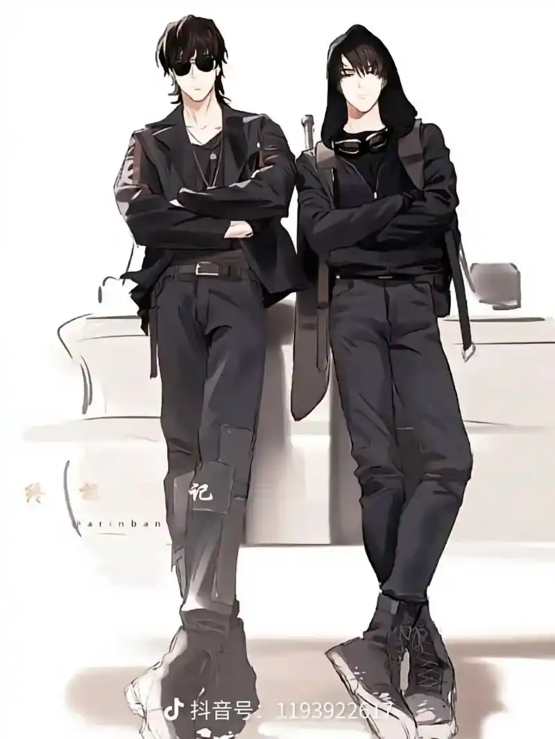 让我们来欣赏欣赏两为百岁老人的帅气.#张起灵 #黑瞎子 - 抖音