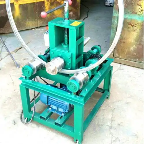 弯管机电动加重型大棚半自动压弯方圆管卷圆多功能弧形不锈钢折弯机