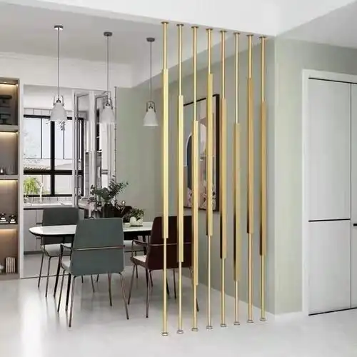 屏风隔断立柱客厅餐厅办公室分隔装饰免打孔隔断屏风新款玄关网红