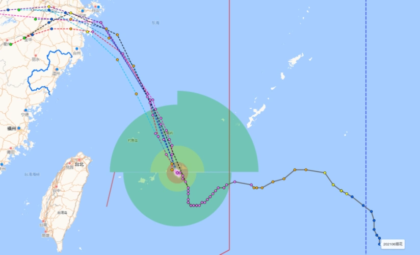 23日动态|台风"烟花"逐渐靠近,我市a级景区已全部关闭