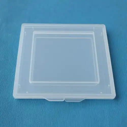 正方形pp注塑盒pp方形塑胶盒正方形pp盒光学玻璃pp包装盒