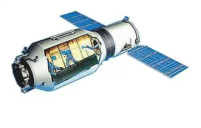 天宫一号示意图空间站示意图中国载人航天工程办公室主任王兆耀26日在