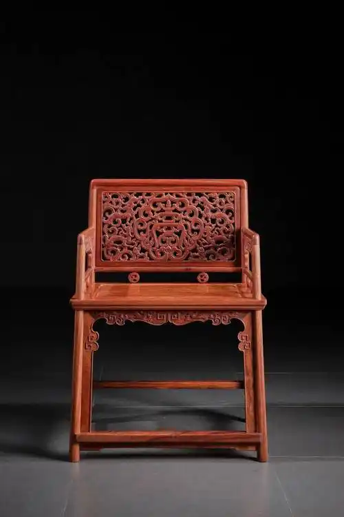 王世襄《明式家具珍赏》| 清华美院藏 透雕靠背玫瑰椅