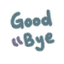 拜拜 - 彩色纯文字动图表情包