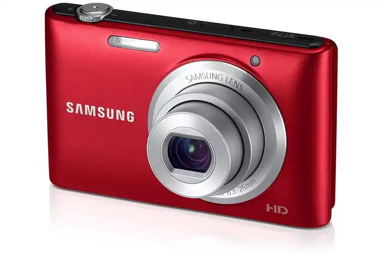 samsung 三星 st72 数码相机 (红色)内含4g卡