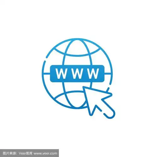 网站图标矢量设计插图.网站www图标.