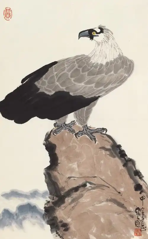 0122   吴作人  雄鹰