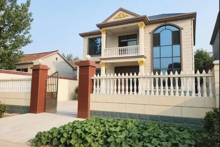 农村带院别墅,院墙内的诗意生活