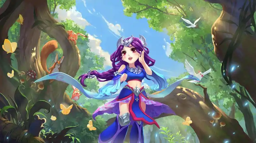 巫蛮儿壁纸图片来自微博梦幻西游手游