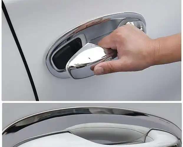 比亚迪秦唐门碗拉手车门把手保护装饰亮片贴片改装不锈钢外拉手18款秦