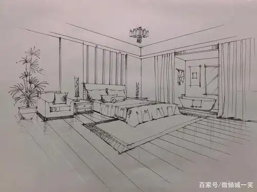 速写室内设计手绘图!点关注不迷路!