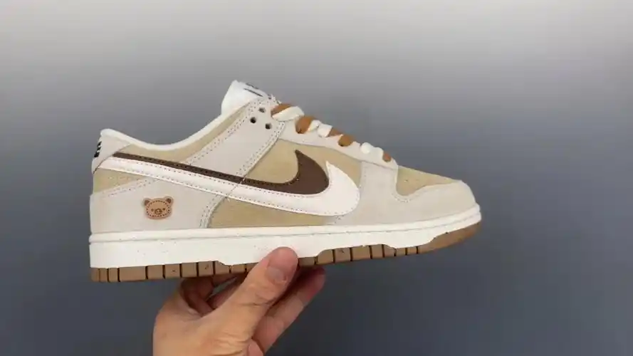 nike sb dunk low se 小熊饼干 棕白双勾swoosh 纯原大厂出品 顶级